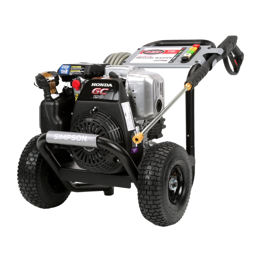 craftsman 3200 psi pressure washer honda