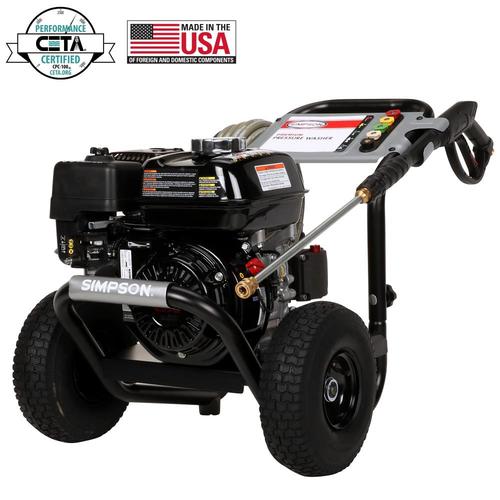 SIMPSON PowerShot 3300-PSI 2.5-GPM Cold Water Gas Pressure Washer with Honda Engine CARB