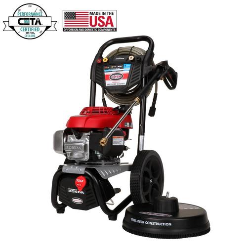 SIMPSON MegaShot 3000 PSI 2.4-Gallon-GPM Cold Water Gas Pressure Washer with Honda Engine CARB at Lowes.com