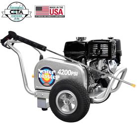 Gas Pressure Washers At Lowes Simpson Aluminum Waterblaster 4200 Psi 4 Gpm Cold Water Gas Pressure Washer Carb
