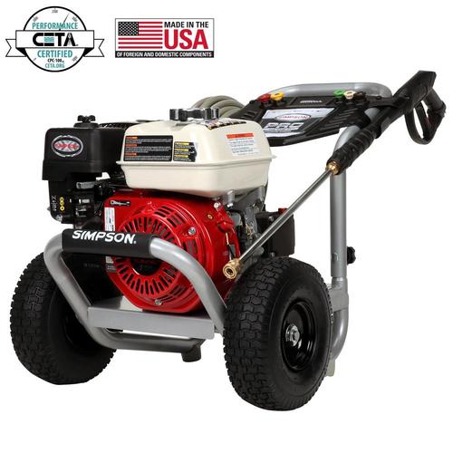 SIMPSON PowerShot 3700PSI 2.5GPM Cold Water Gas Pressure Washer with