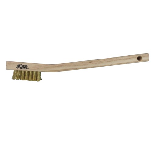Blue Hawk Brass Coarse Wire Brush in the Wire Brushes department at