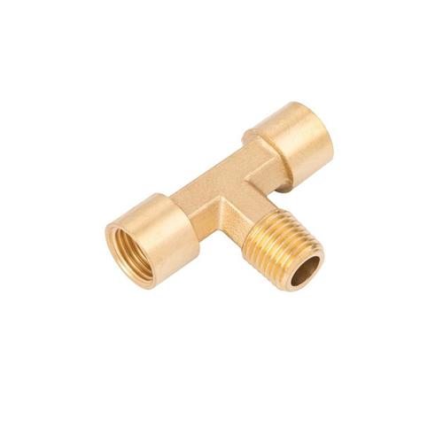 Kobalt NPT Brass T Fitting (F) 1/4in in the Air Compressor Fittings