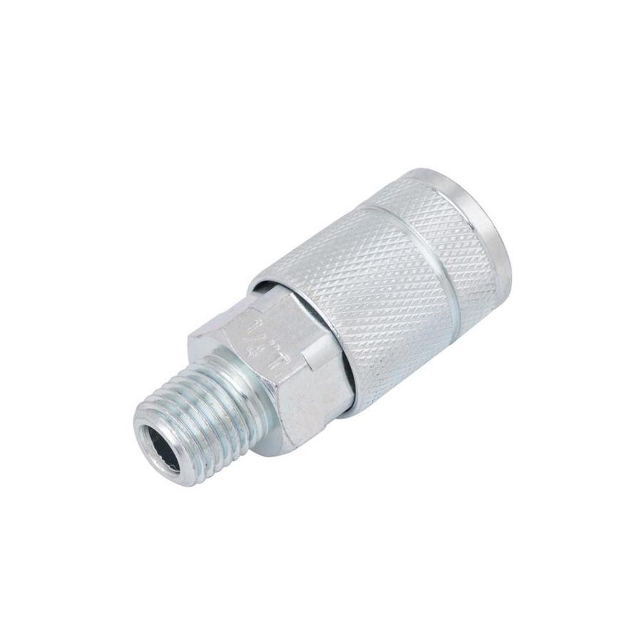 Shop Kobalt Steel NPT Coupler (M) 1/4in Automotive at