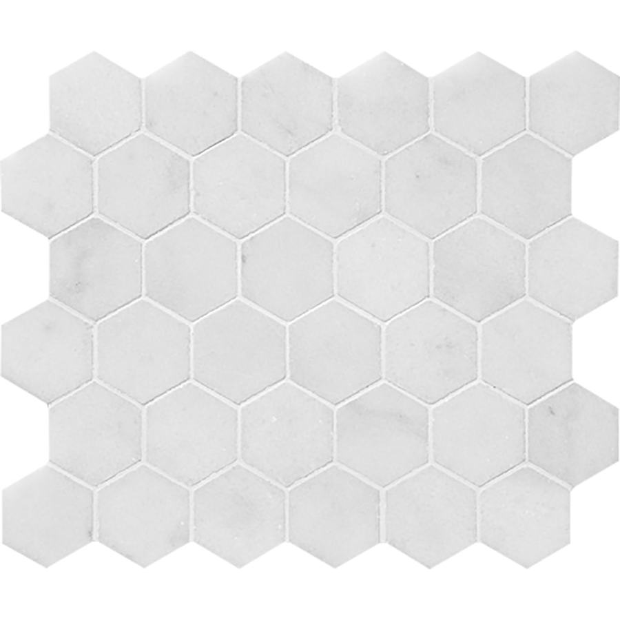 Bermar Natural Stone BMRS0684 Arctic White Polished Natural Stone Marble Tile - Thumbnail
