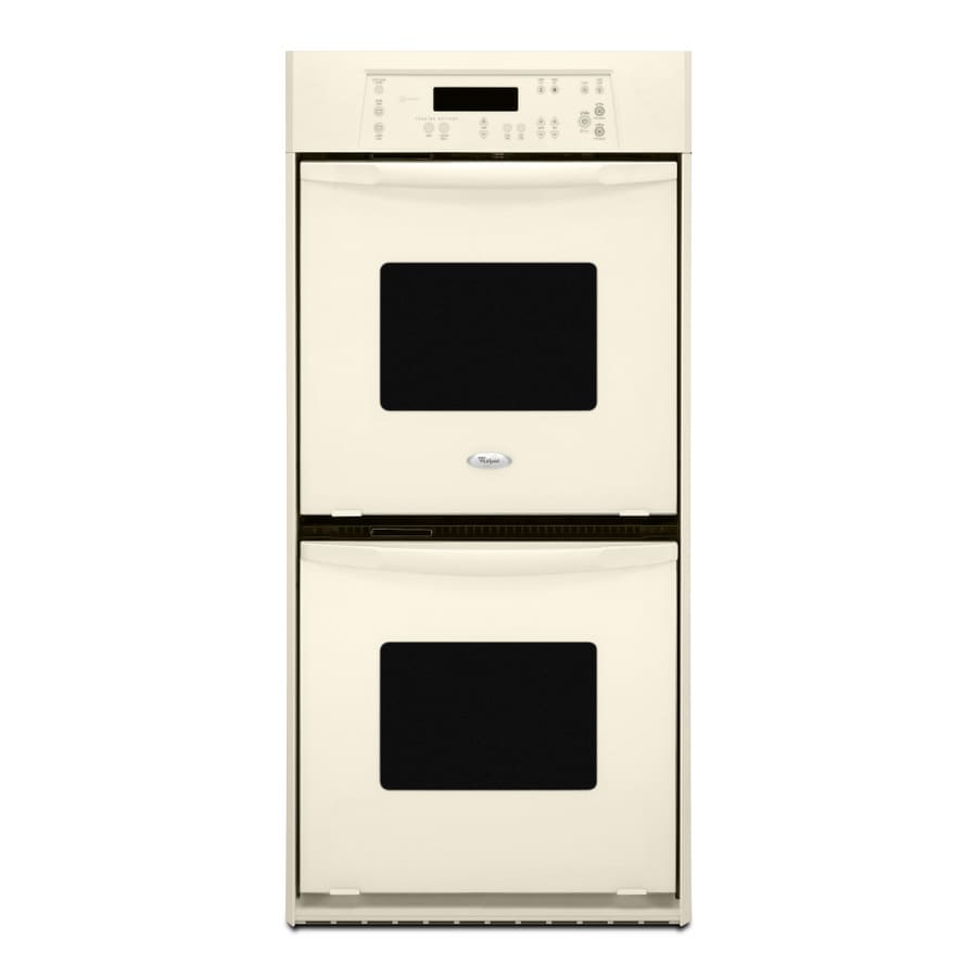 Whirlpool 24in Double Electric Wall Oven (Biscuit) at