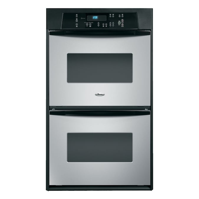 Whirlpool Sos Wp Dbl Walloven Rbd245prs In The Double Electric Wall Ovens Department At Com - 24 Double Wall Oven Electric White
