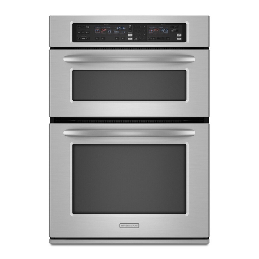 Shop KitchenAid 26.75-in Convection Microwave Wall Oven ...