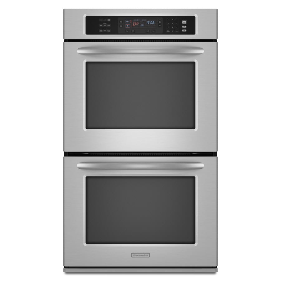 Kitchenaid 30-in Convection Double Electric Wall Oven (stainless Steel 