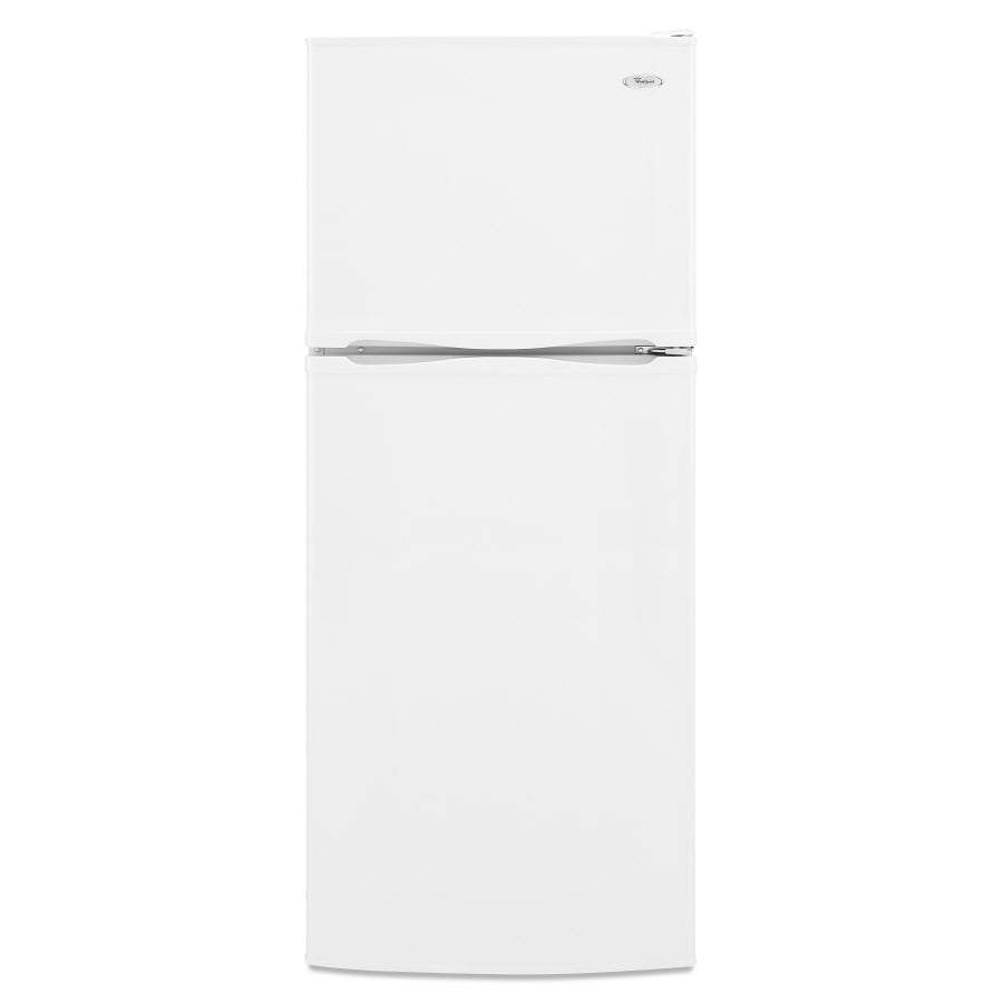 Whirlpool 9.6 cu ft TopFreezer Refrigerator (White) in the TopFreezer