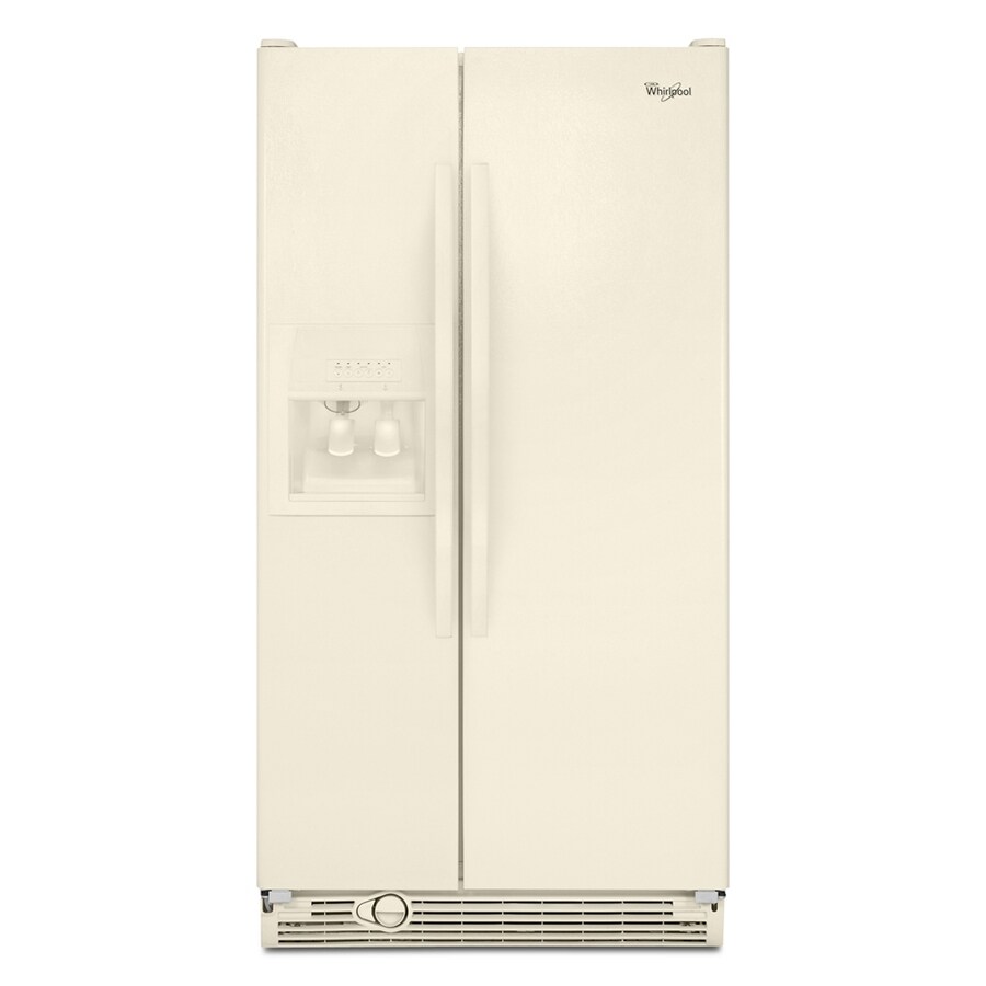 Whirlpool 21.7 cu ft SidebySide Refrigerator (Biscuit) ENERGY STAR in