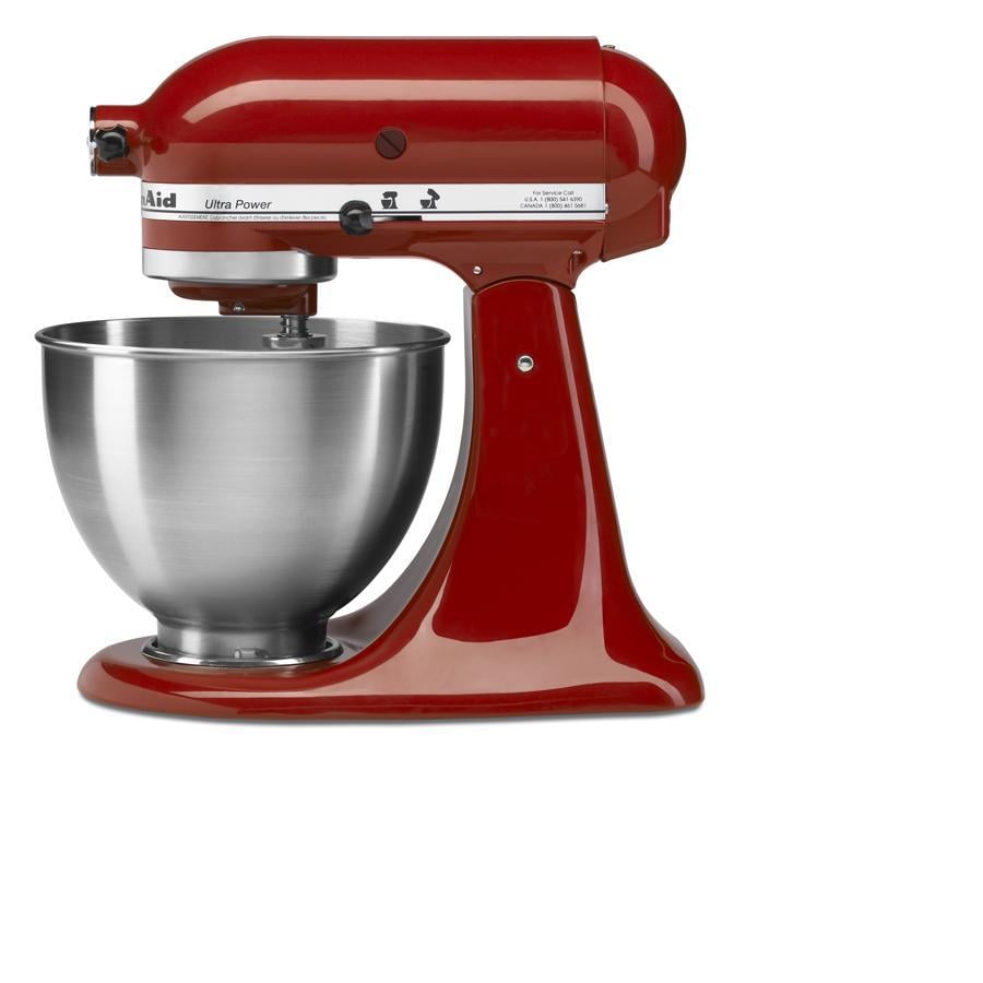 KitchenAid Ultra Power 5-Speed Empire Red Hand Mixer with 2