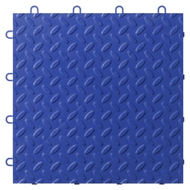 UPC 883049134024 product image for Gladiator 12-in x 12-in Blue Tread Plate Garage Flooring Tile | upcitemdb.com