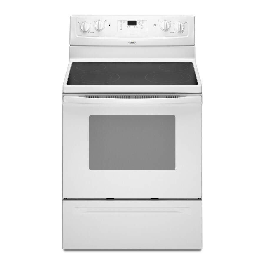 Whirlpool 30" Smooth Surface Freestanding Electric Range (Color White