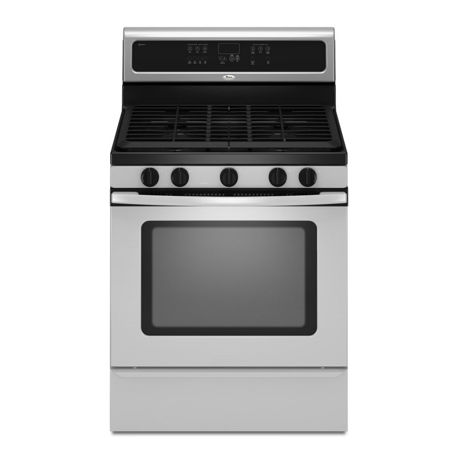 Whirlpool Gold 30Inch 5Burner Freestanding Convection Gas Range