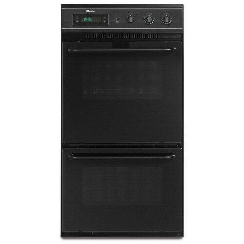 Maytag 24-in Double Electric Wall Oven (Black) at Lowes.com