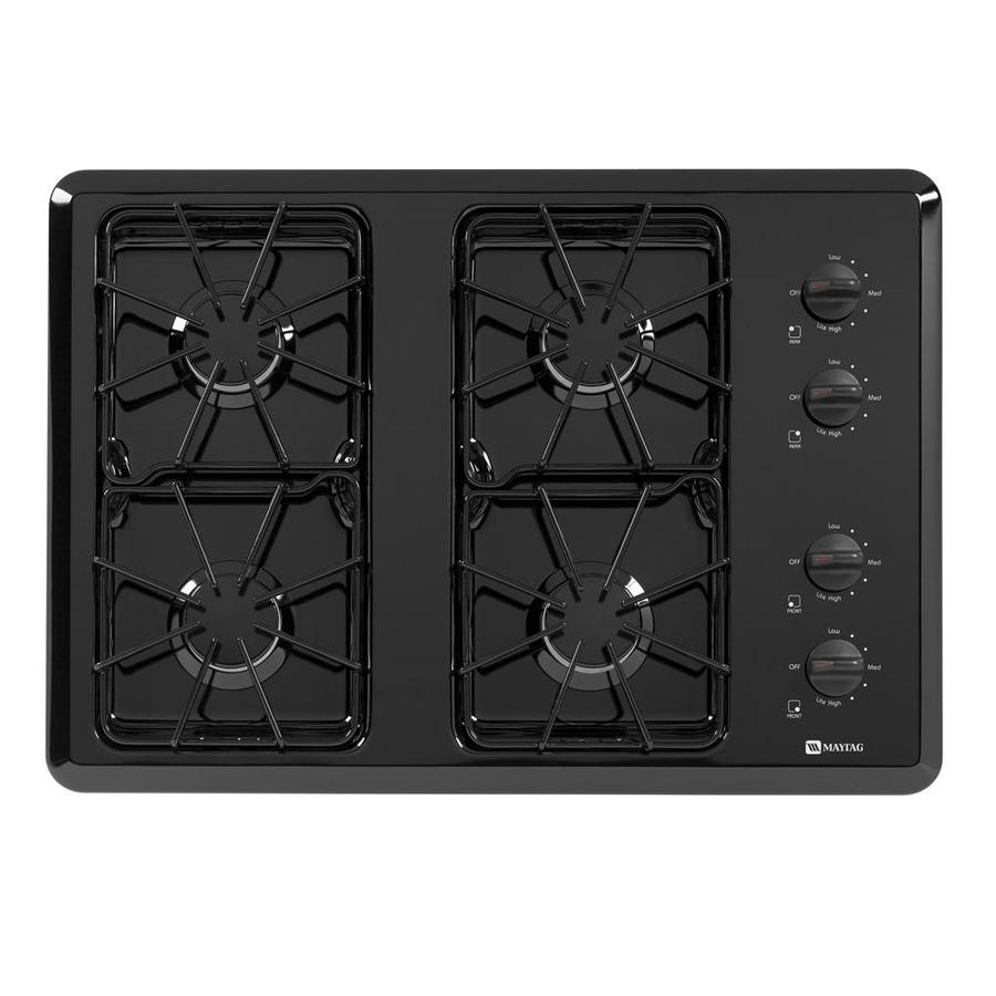 Maytag 30Inch 4Burner Gas Cooktop (Color Black) at