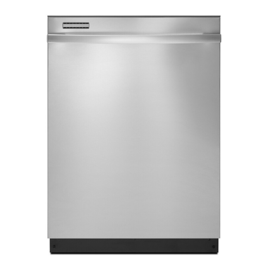 Whirlpool 23.875-Inch Built-In Dishwasher (Color: Stainless Steel Lowes Whirlpool Dishwasher Stainless Steel
