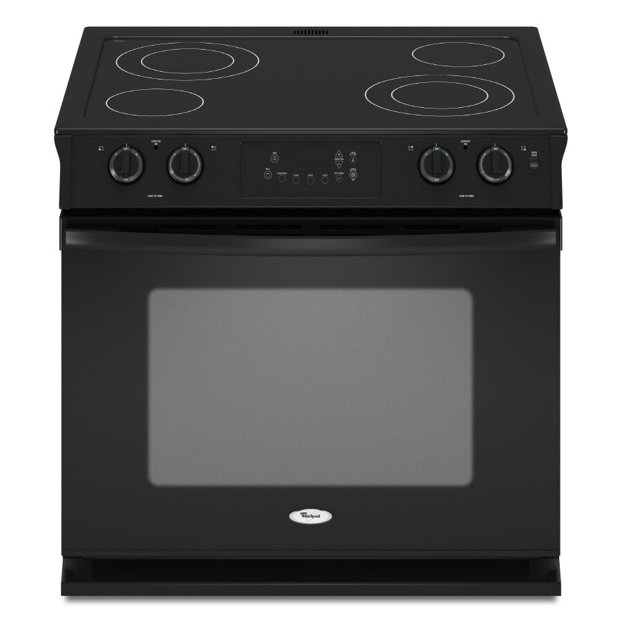 Whirlpool 30-in Smooth Surface 4.5-cu Ft Self-Cleaning Drop-In Electric ...