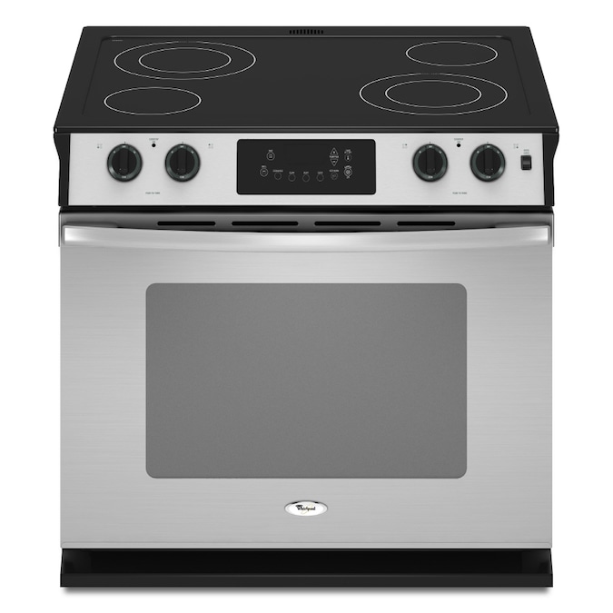 Drop in electric range smooth top