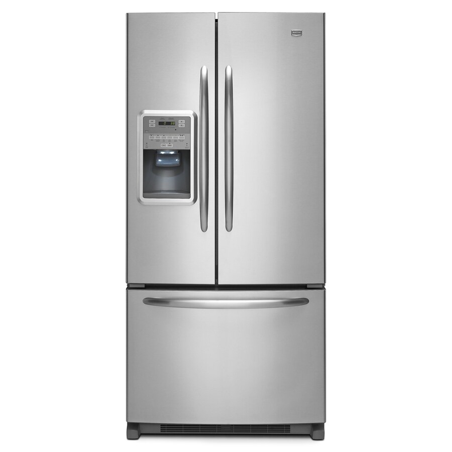 Maytag 21.8-cu ft French Door Refrigerator with Single Ice Maker ...