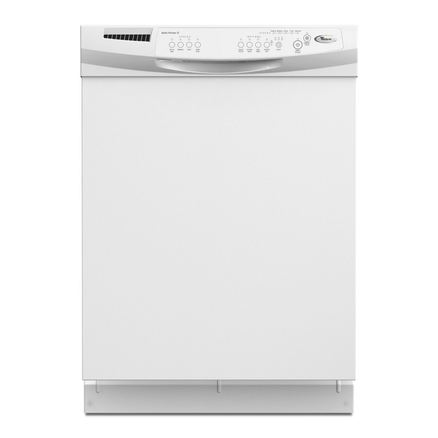 Whirlpool 237/8Inch BuiltIn Dishwasher (Color White) ENERGY STAR in