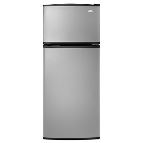 Whirlpool 17.5cu ft TopFreezer Refrigerator with Single Ice Maker (Universal Silver) ENERGY