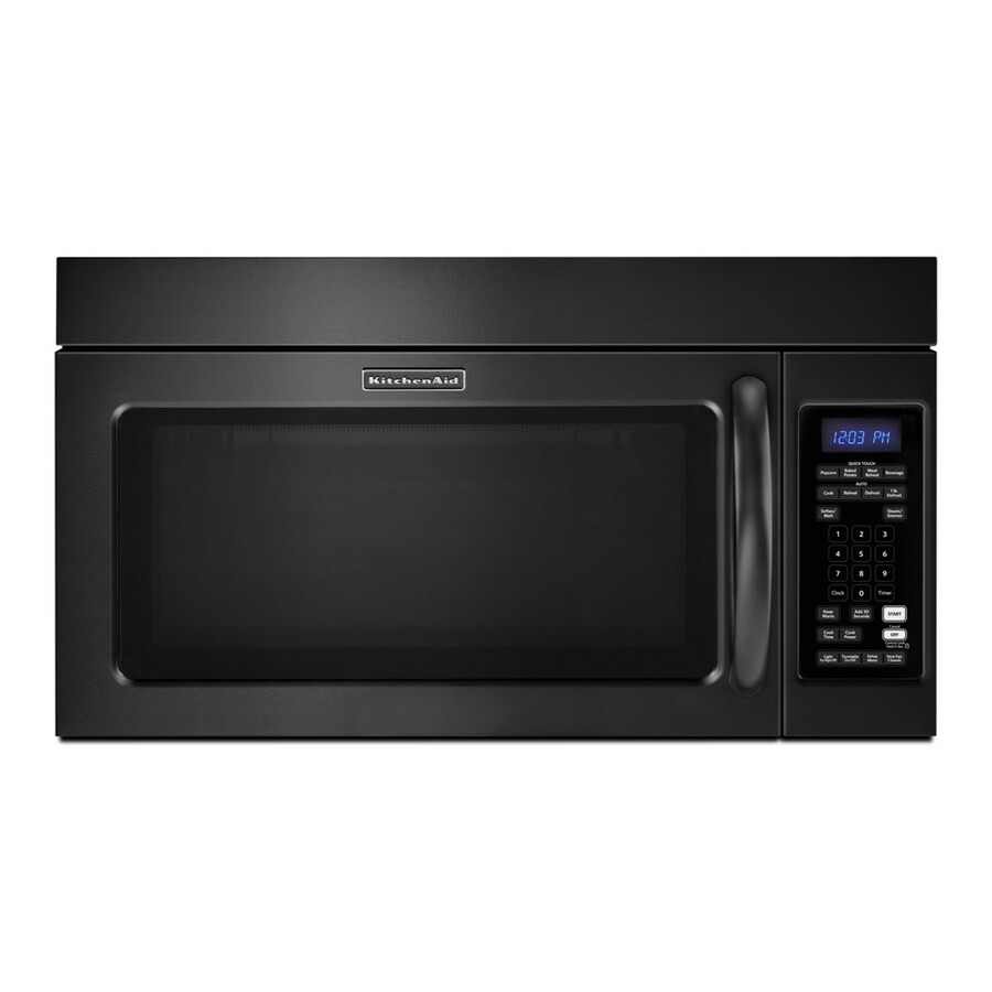 KitchenAid 2 cu ft OvertheRange Microwave (Black) at