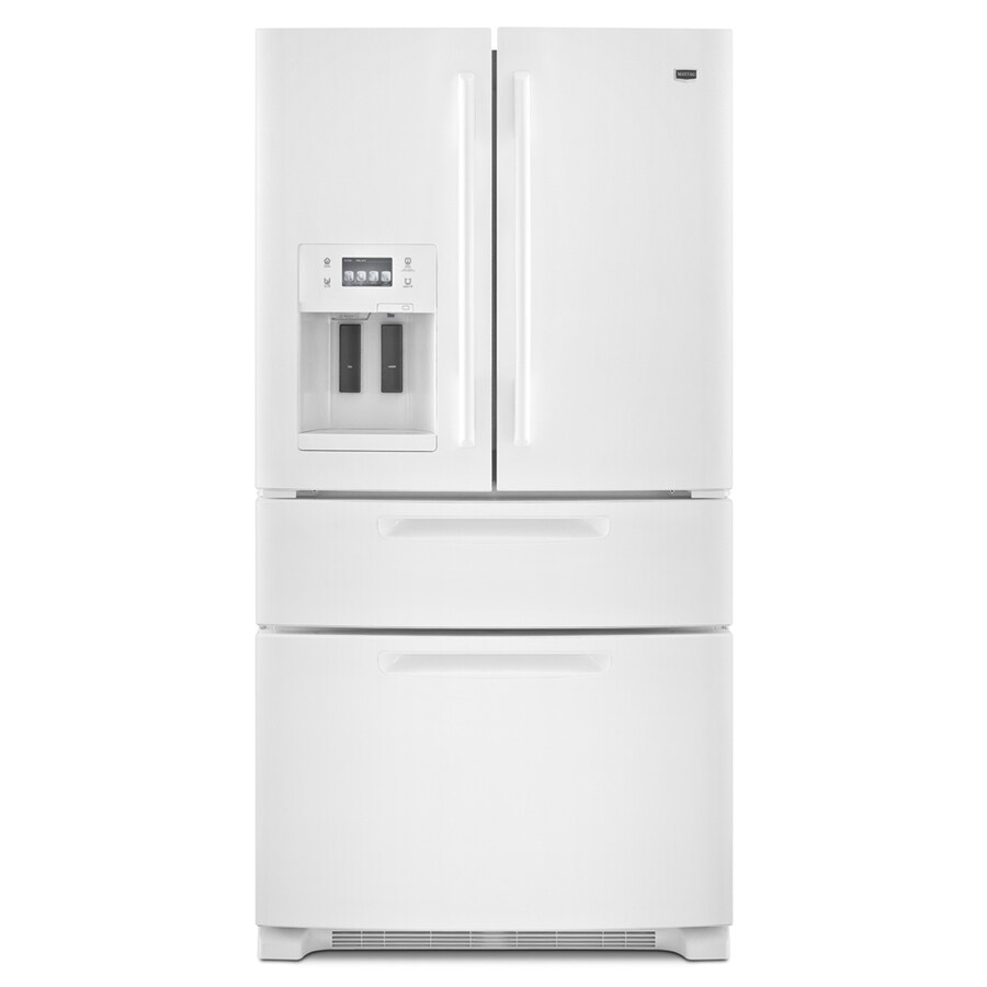 Maytag 25 Cu Ft French Door Refrigerator Color White Energy Maytag 25 Cu Ft French Door Refrigerator Color White Energy Star