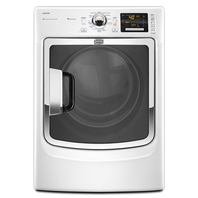 Maytag 7 4 Cu Ft Electric Dryer White At Lowes Com