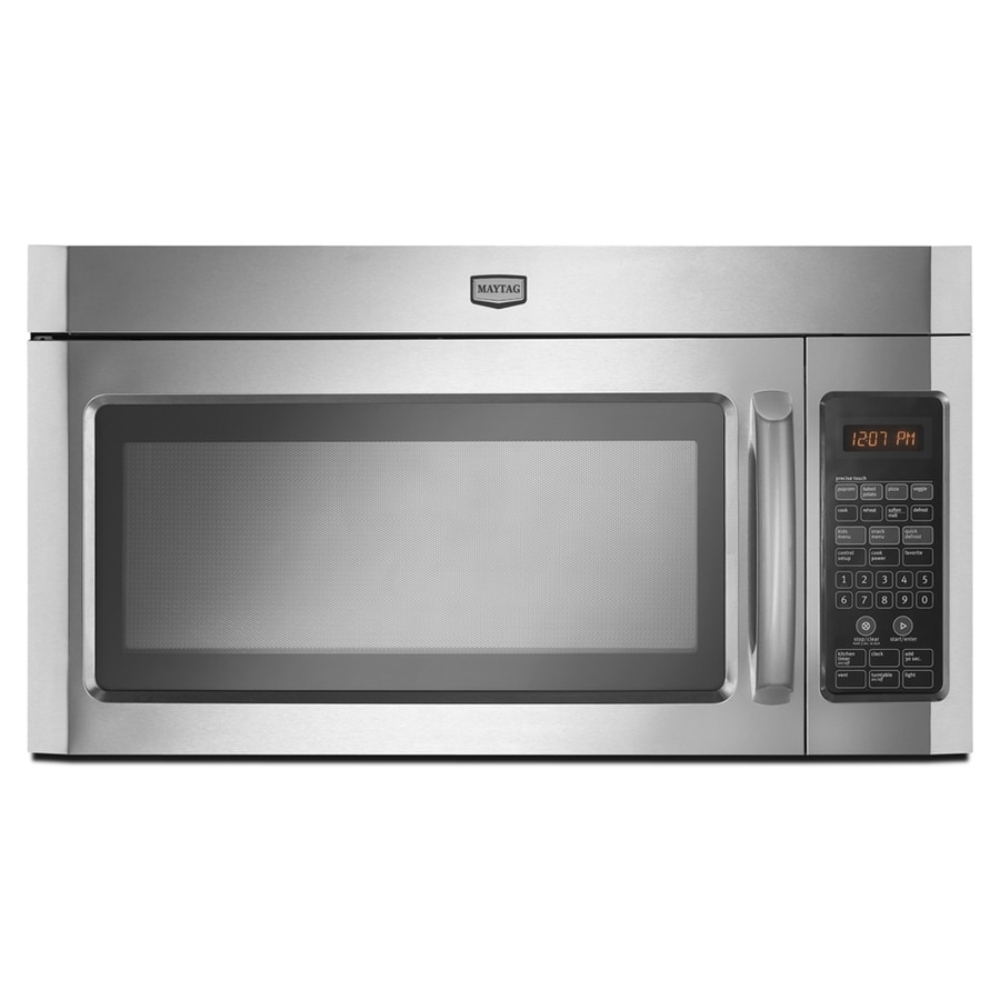 maytag microwave stainless steel