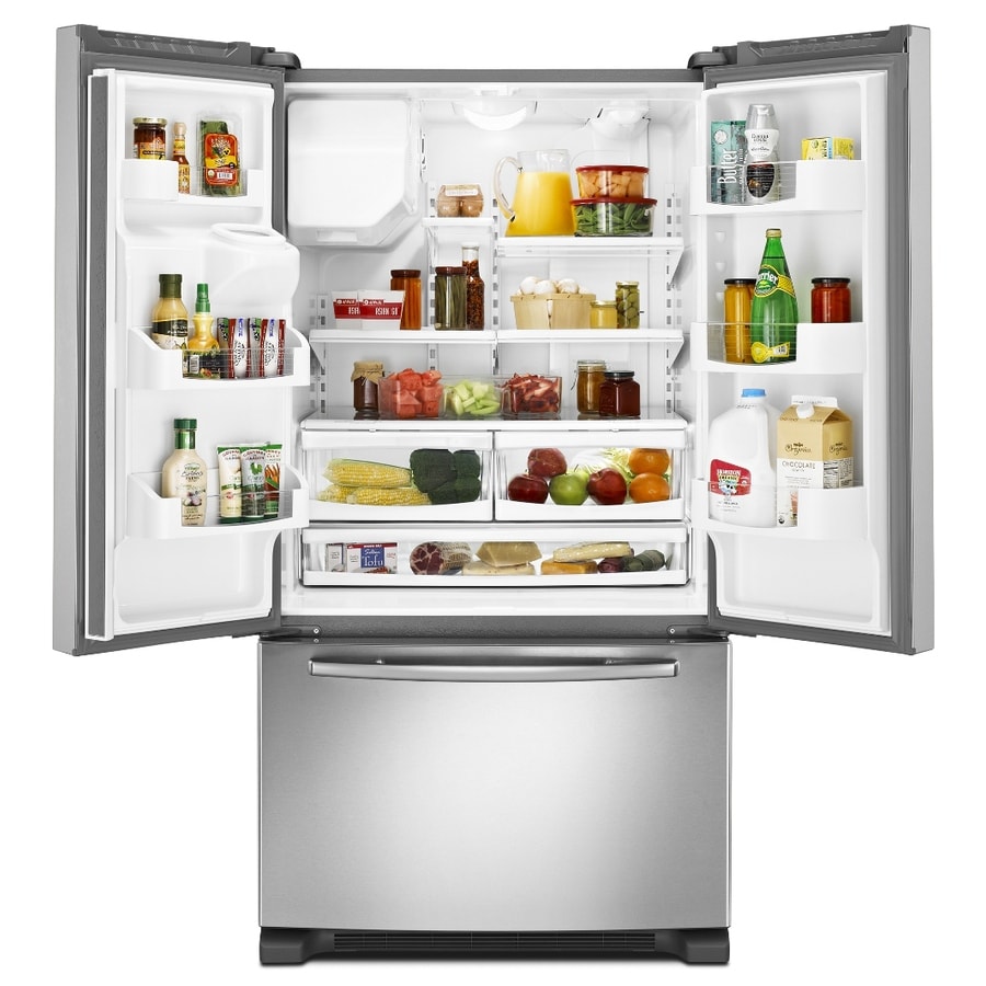 Maytag 25.6-cu ft French Door Refrigerator with Ice Maker