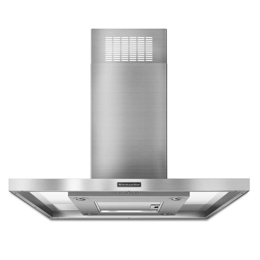 Kitchenaid 36 In Island Range Hood Stainless At Com Kitchenaid 36 In Island Range Hood Stainless