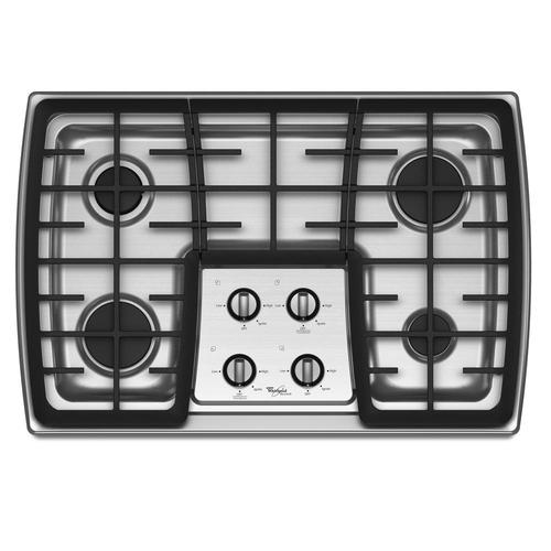 Whirlpool Gold 4 Burner Gas Cooktop Stainless Common 30 In Actual