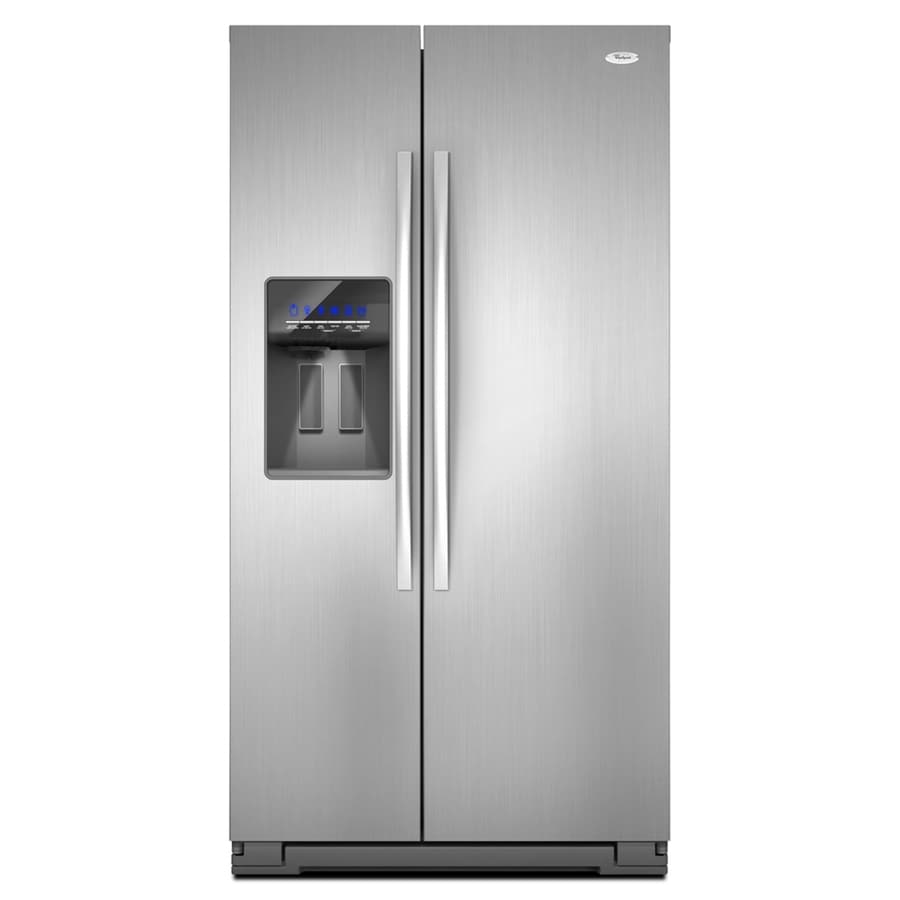 Whirlpool 26.4-cu ft Side-by-Side Refrigerator with Ice Maker 