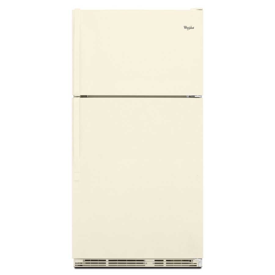 Whirlpool 20.6cu ft TopFreezer Refrigerator (Biscuit) at