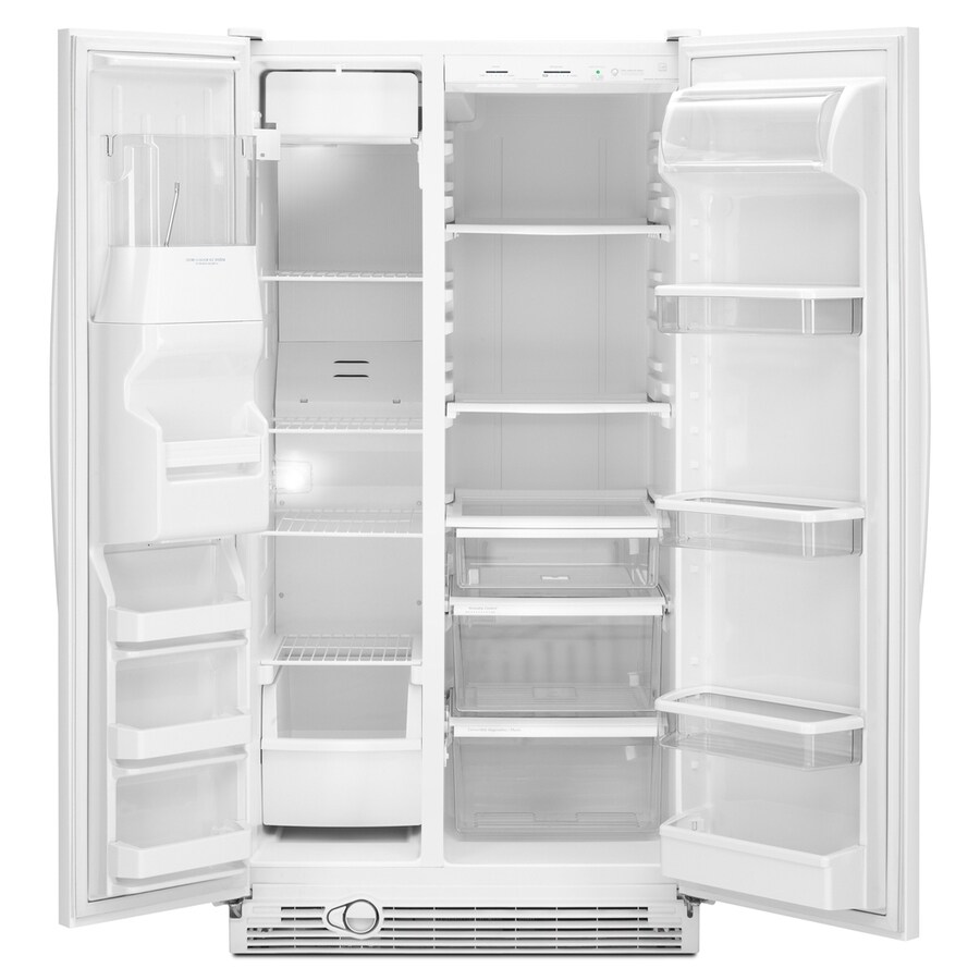 Maytag 21.8 cu ft Side-by-Side Refrigerator (White) ENERGY STAR in the ...