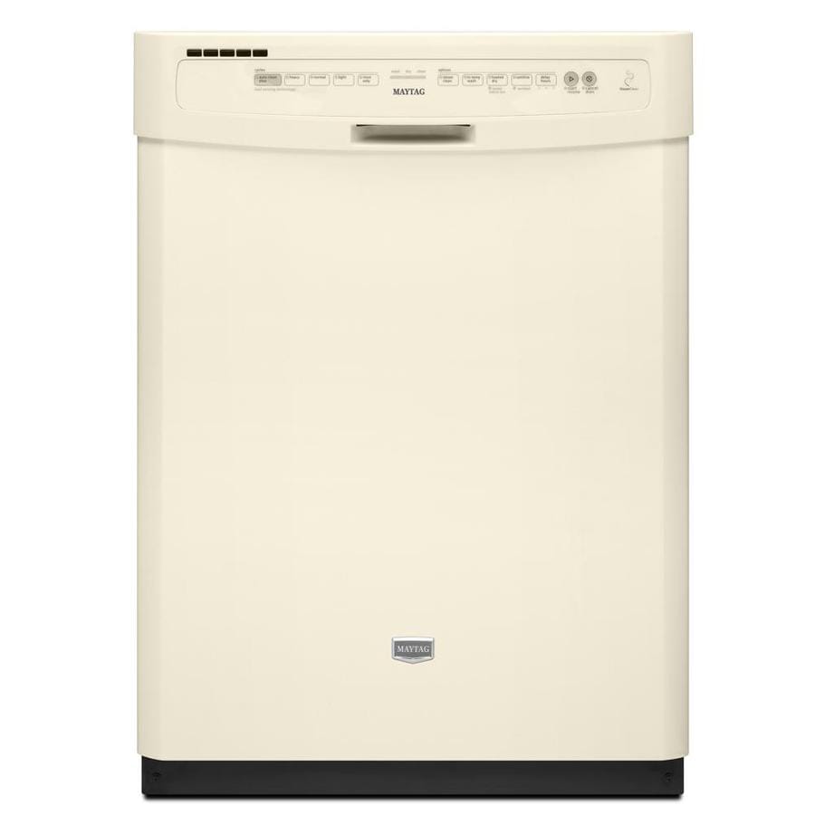 Maytag 23.875Inch BuiltIn Dishwasher (Color Bisque) ENERGY STAR in