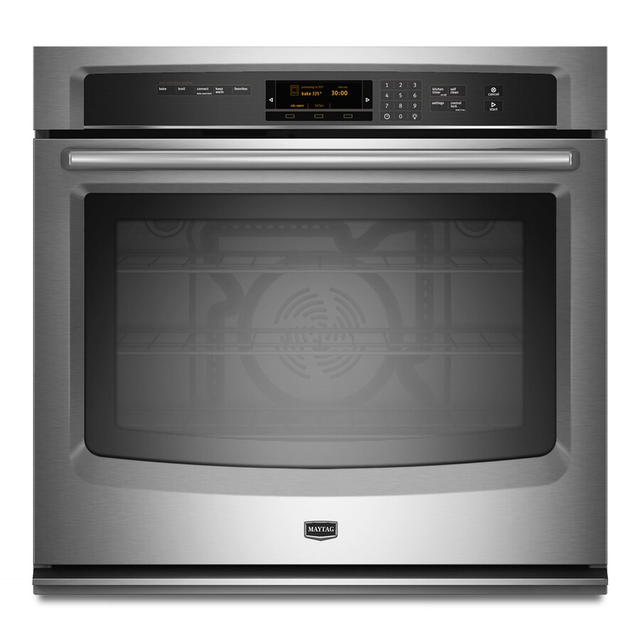 Maytag 30 SelfCleaning Convection Single Electric Wall Oven (Stainless