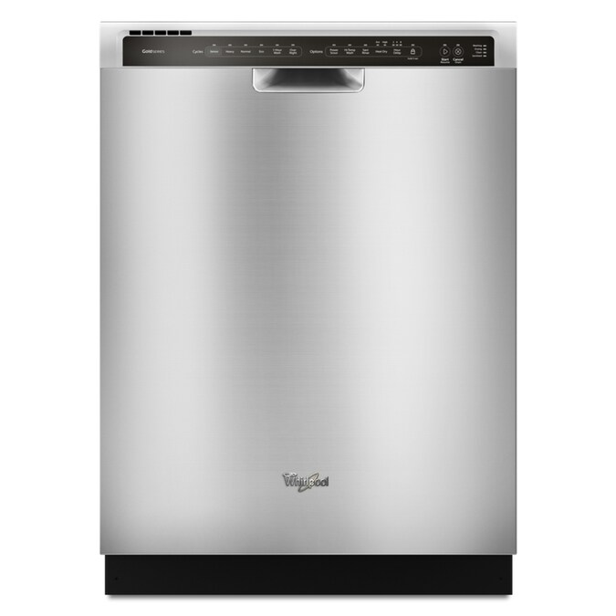 Whirlpool Gold 24" Built-In Dishwasher (Stainless Steel) ENERGY STAR in Lowes Whirlpool Dishwasher Stainless Steel