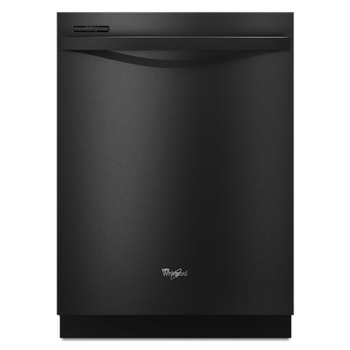 Whirlpool 55Decibel Top Control 24in BuiltIn Dishwasher (Black) in