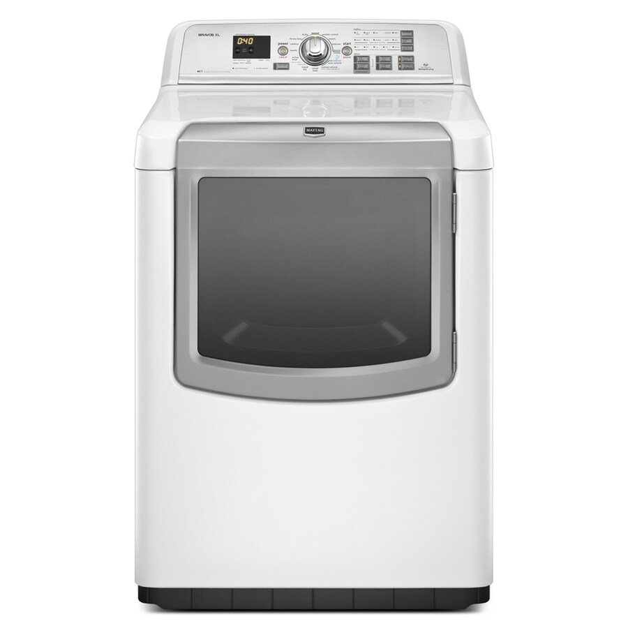 Maytag MGDB950YW Reversible Side Swing Door Gas Dryer (White)