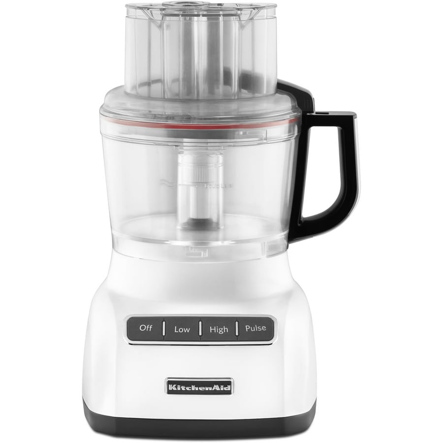 Kitchenaid 9 Cup 320 Watt White 4 Blade Food Processor At Com Kitchenaid 9 Cup 320 Watt White 4 Blade Food Processor
