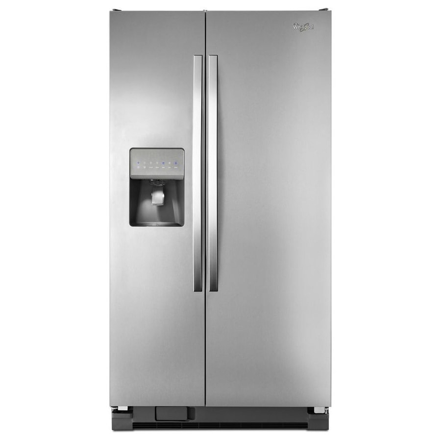 Whirlpool 24.5-cu ft Side-by-Side Refrigerator with Ice Maker ...