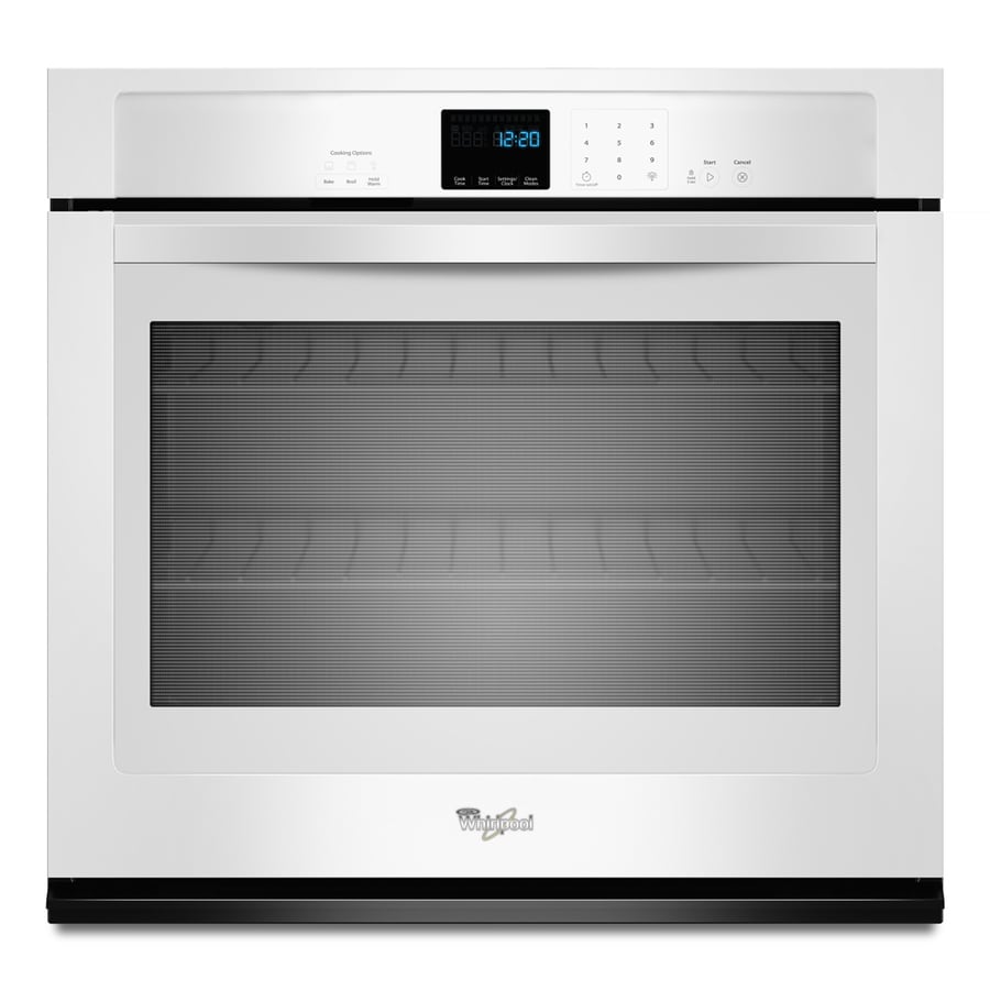 Shop Whirlpool Self Cleaning Single Electric Wall Oven White Common