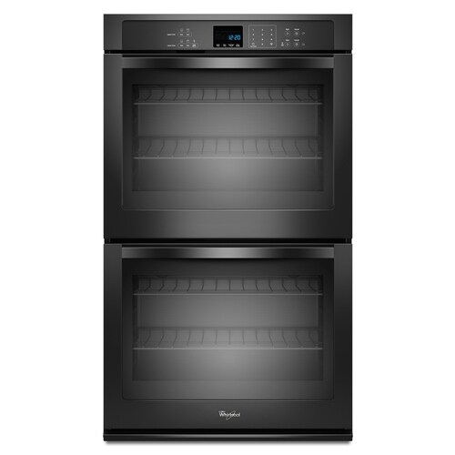 Whirlpool SelfCleaning Double Electric Wall Oven (Black) 27 Inch; Actual 27in) in