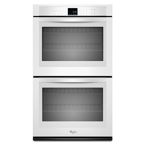 Whirlpool Self Cleaning Double Electric Wall Oven White Common 30