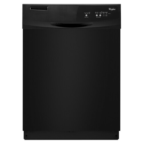 Whirlpool 59Decibel Builtin Dishwasher (Black) 24in; Actual 23.875in) ENERGY STAR