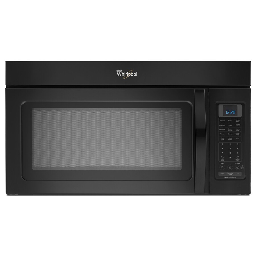 Whirlpool WMH53520AB 2-cu ft 1000-Watt Over-the-Range Microwave with Sensor Cooking (Black)