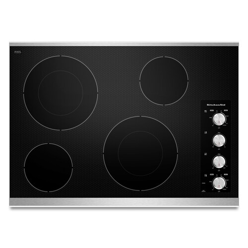 KitchenAid Smooth Surface Electric Cooktop (Stainless Steel)